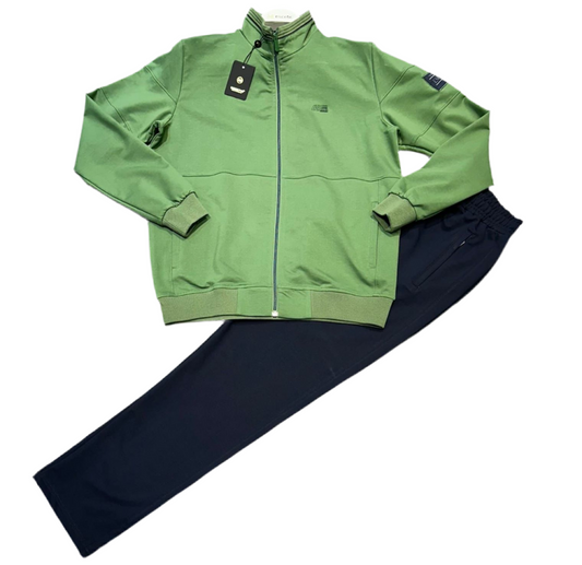 outdoor Tracksuit Men Green 0039