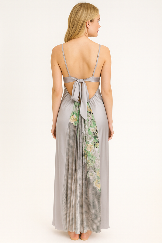 Long Night Dress Satin