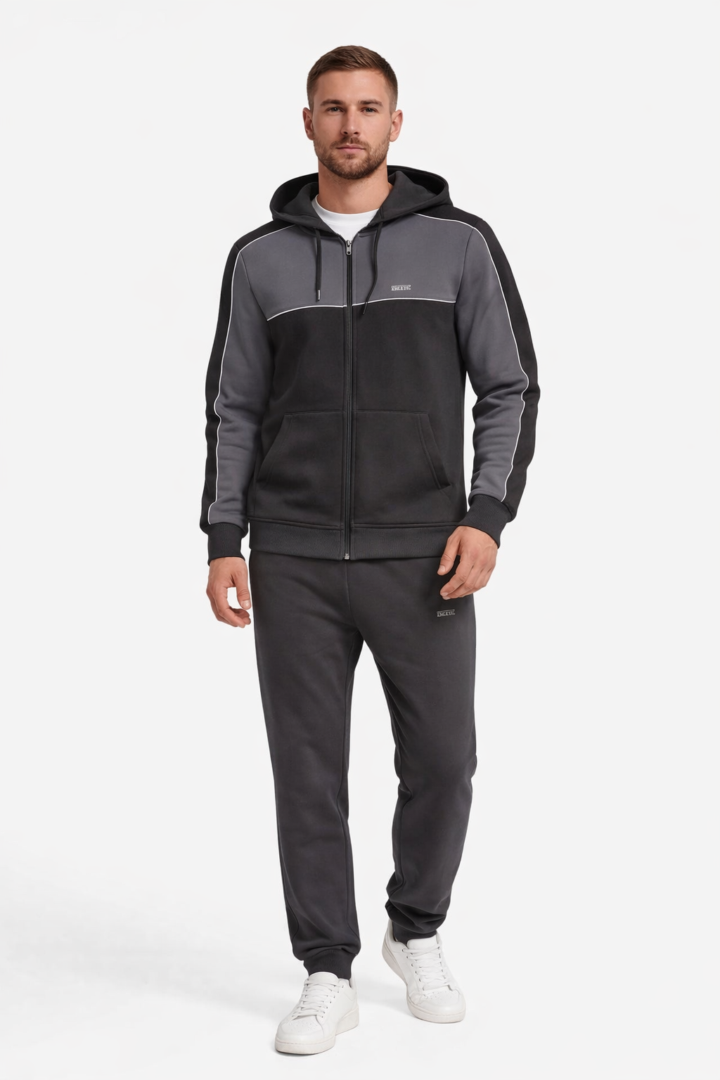 Spring outdoor Tracksuit Men Black RG0013