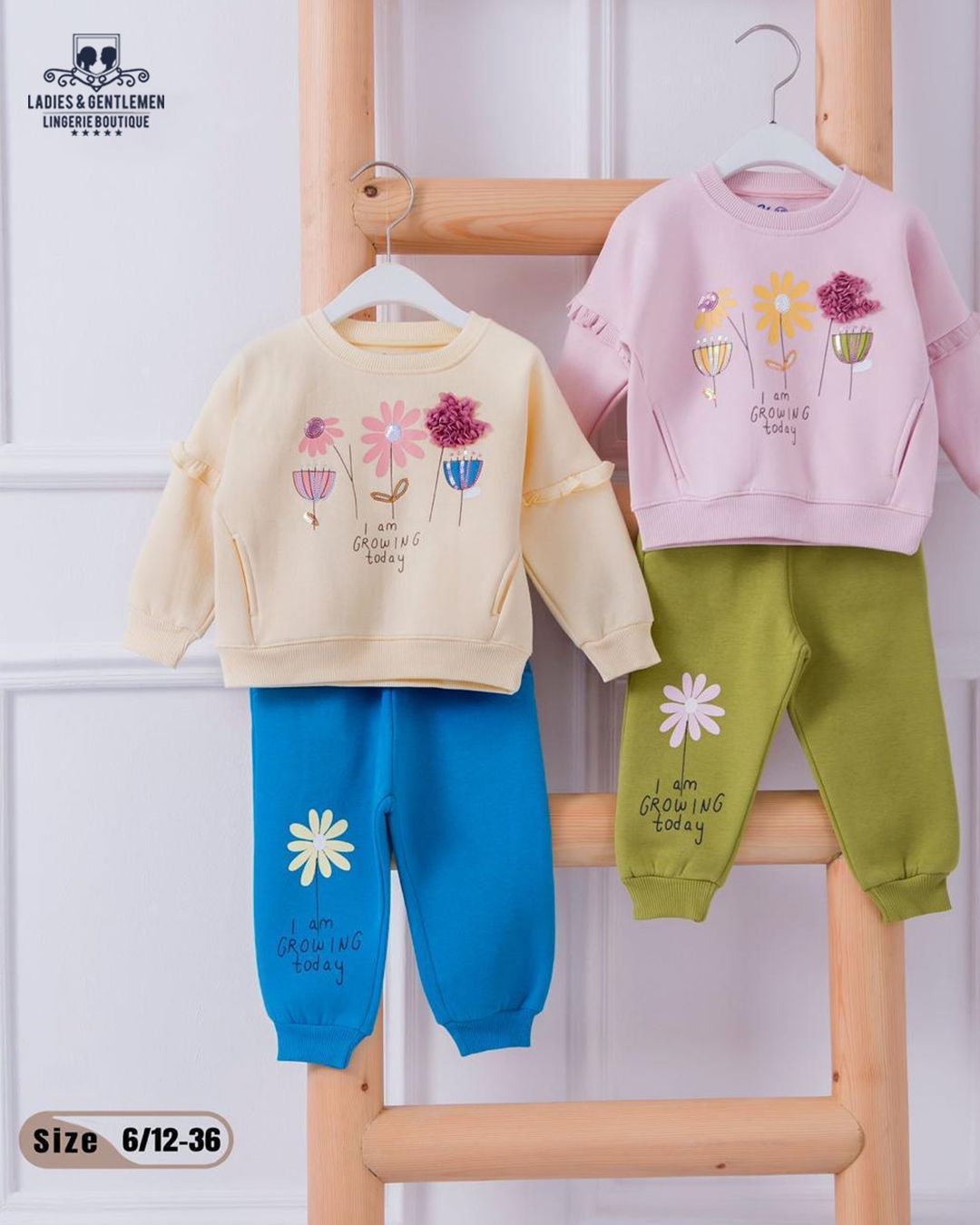 Winter pajama girl 6-12 Month Lined cotton