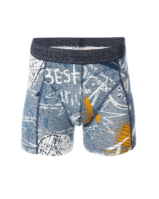 Boxer For Men Printed - navy 015