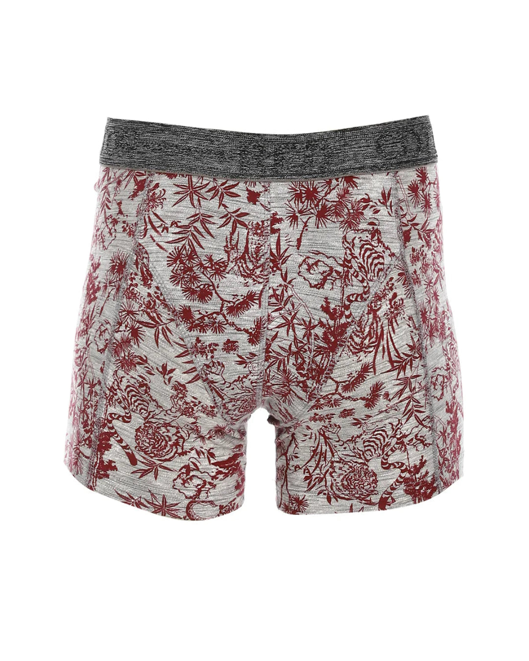 Boxer For Men Printed - Dark Red 016