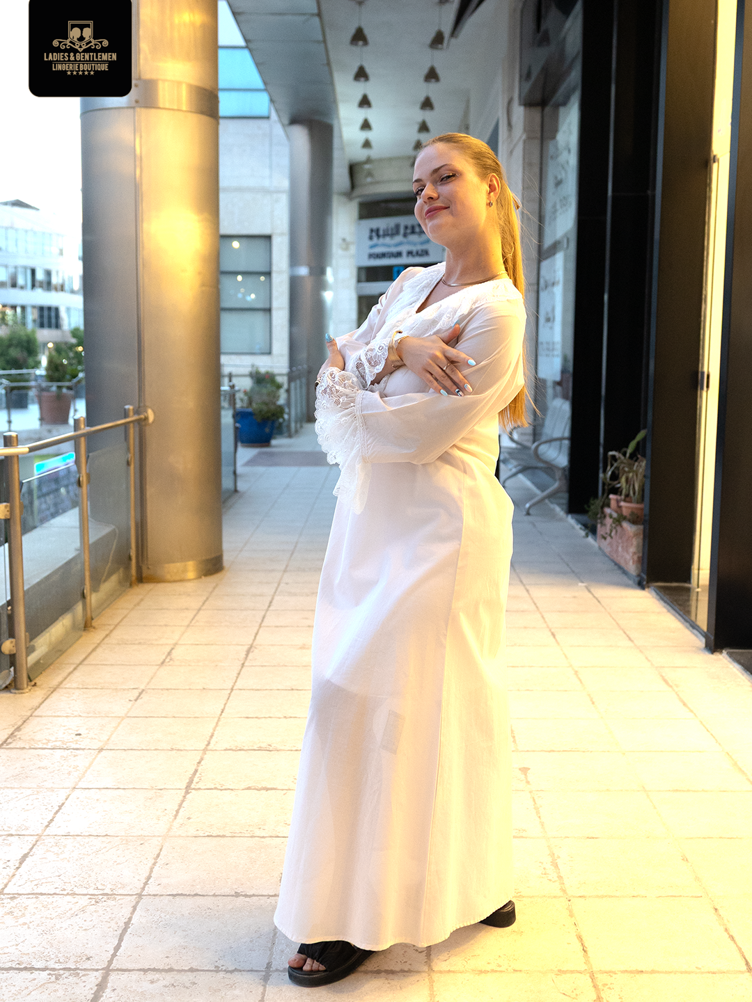 Maternity gown cotton 2 color available by coco box Cb112