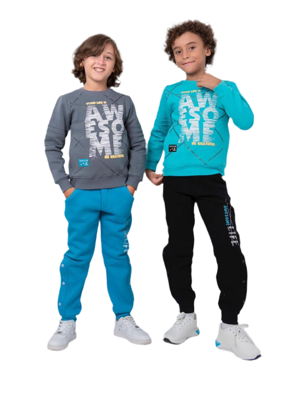 Winter pajama boy 6-12 Years Lined cotton