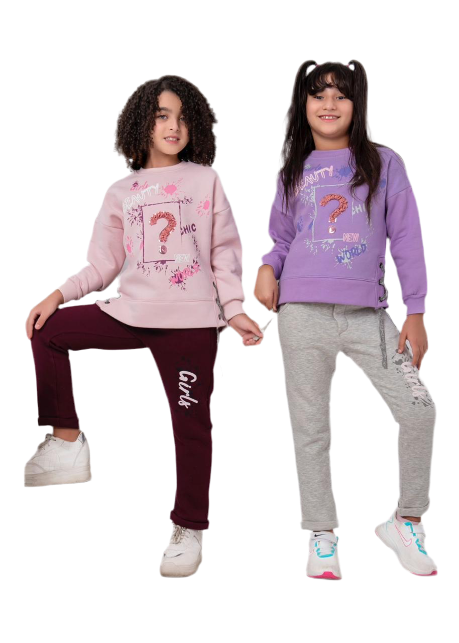 Winter pajama girl 6-12 years Lined cotton
