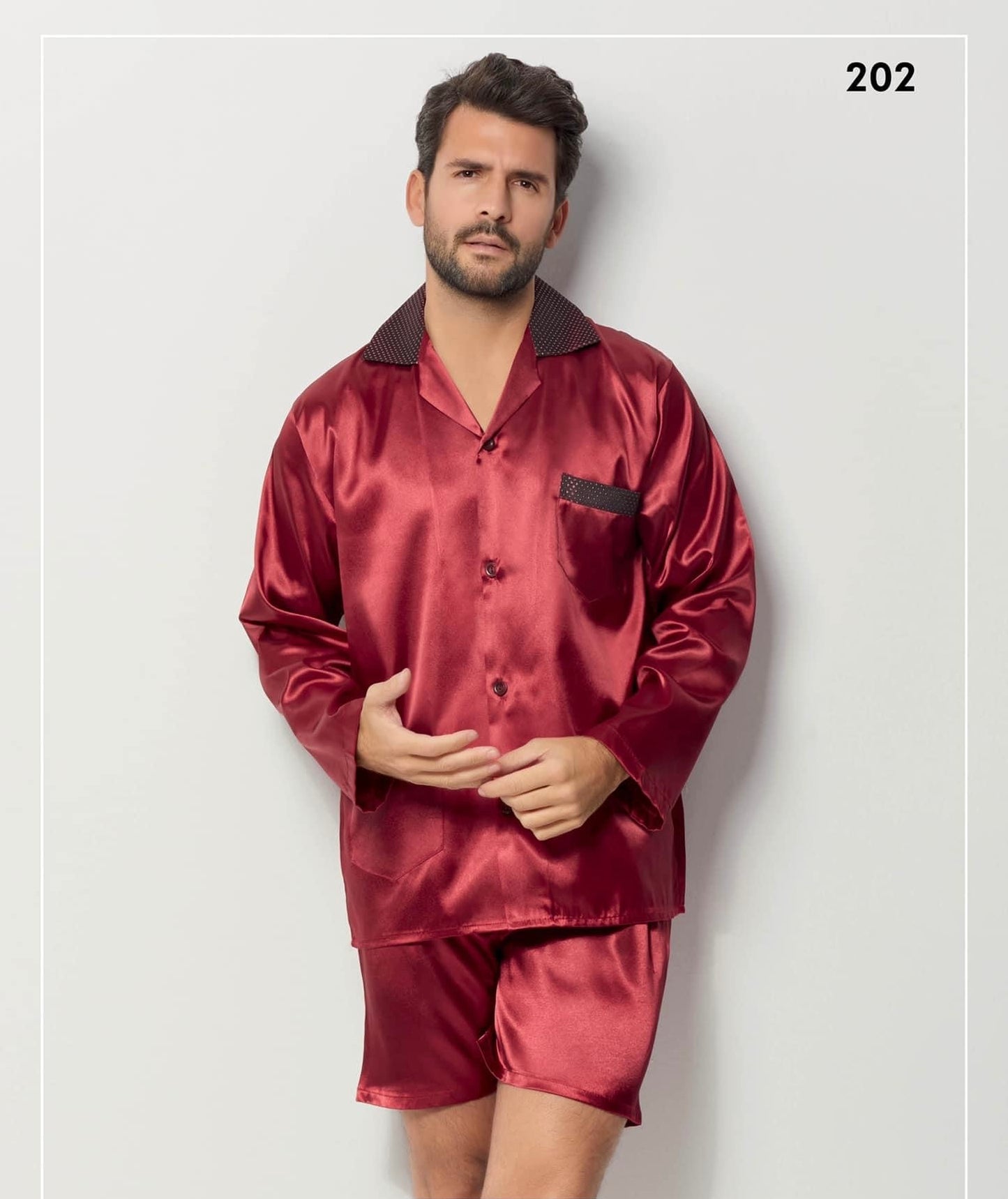 Groom satin set 4 pieces