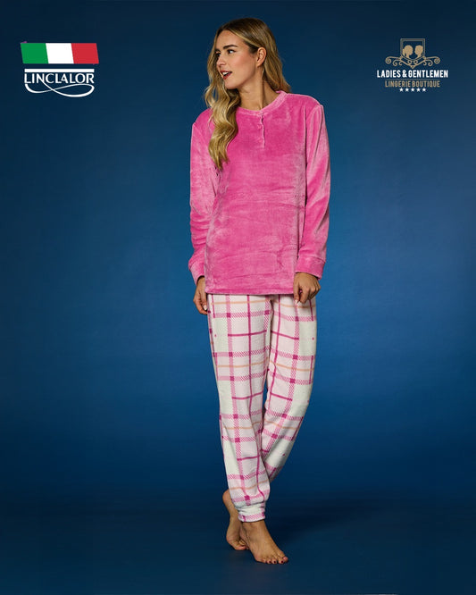 Winter Italian linclalor Pajama Women fleece L88800