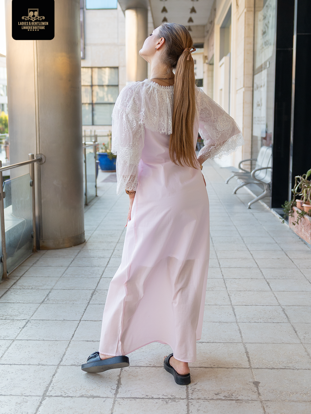 Maternity gown cotton 3 color available by coco box cb118