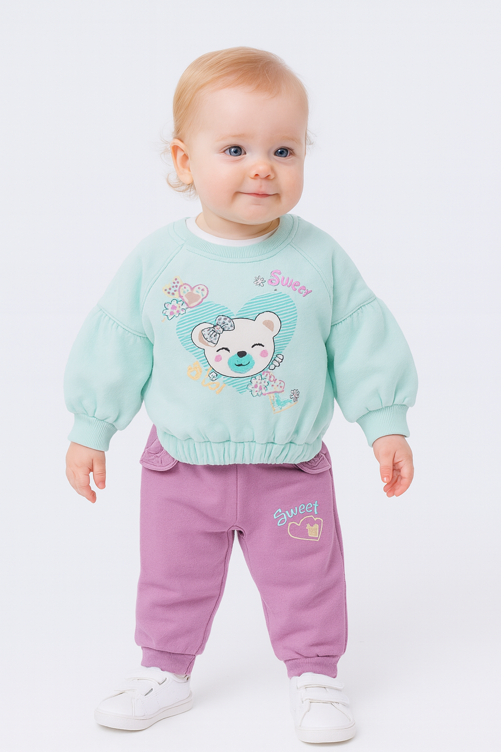 Winter pajama girl 12-36 Month Lined cotton