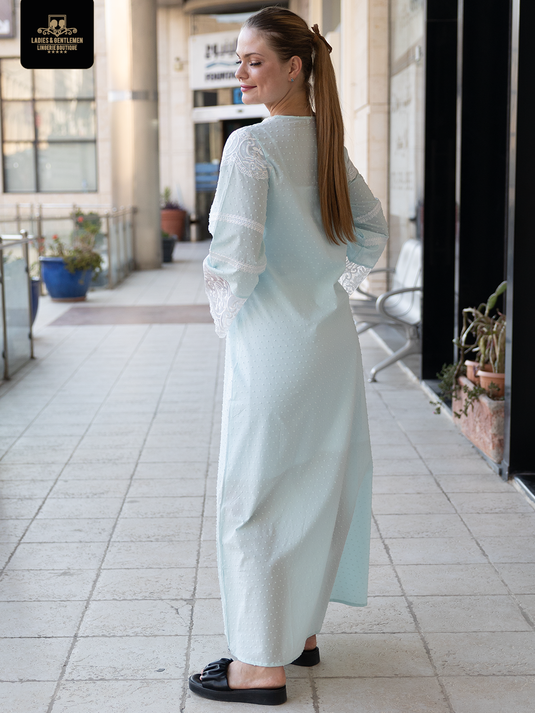 Maternity gown cotton 2 color available Cb116 by coco box
