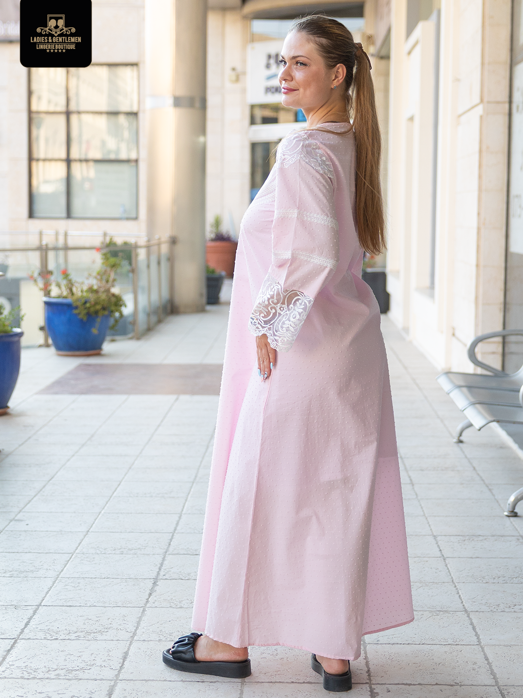 Maternity gown cotton 2 color available Cb116 by coco box