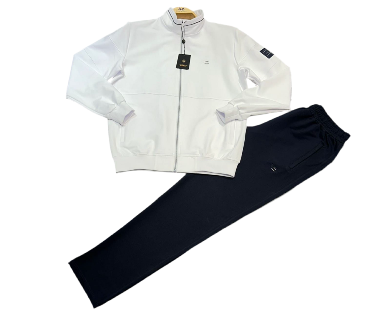 outdoor Tracksuit Men White 0039