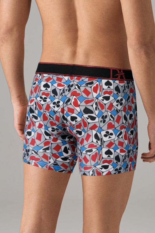 DOREANSE German Fabric Men's Card Dice Patterned Boxer 1869Brand