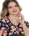 Women Night gown bambo flower 2XL available 72210