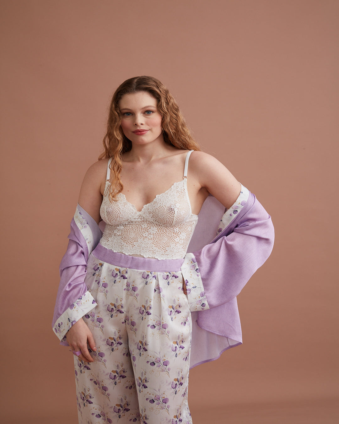 Luxury Bridal Pajama set 3 pcs 
TKM3029