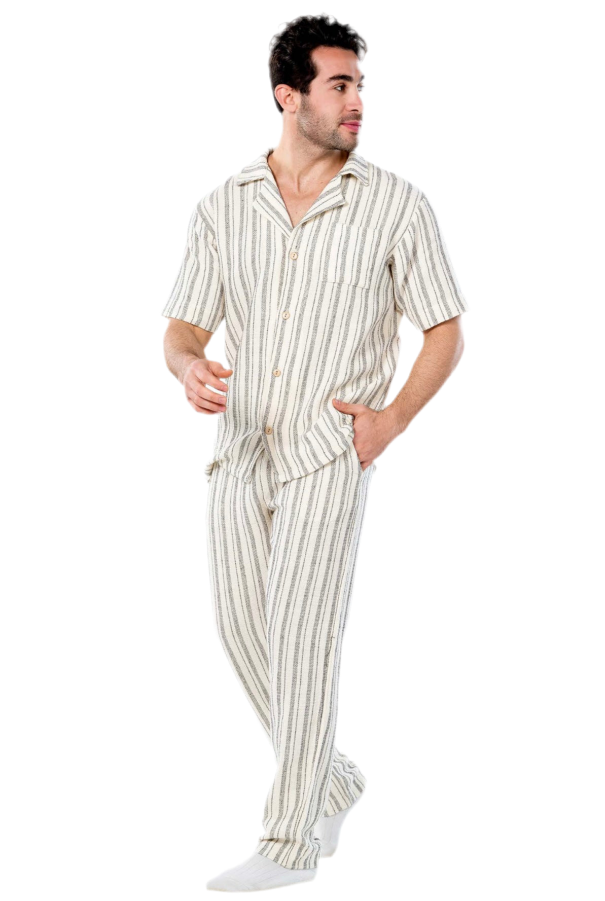 Luxury Summer Linen cotton set lounge wear