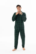 Pajama men autumn made in Turkey - Green 48% cotton 48% modal 4% lycra 26100