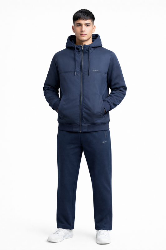 Winter thick Tracksuit MenWaterproof and Cotton Removable Hat 01361