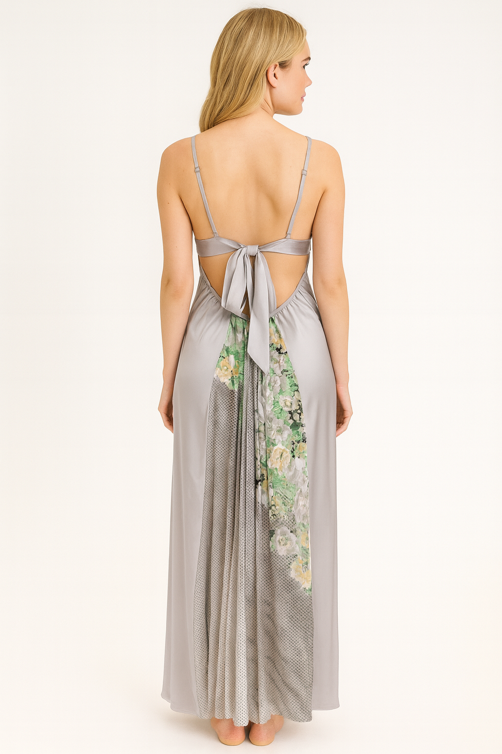 Long Night Dress Satin