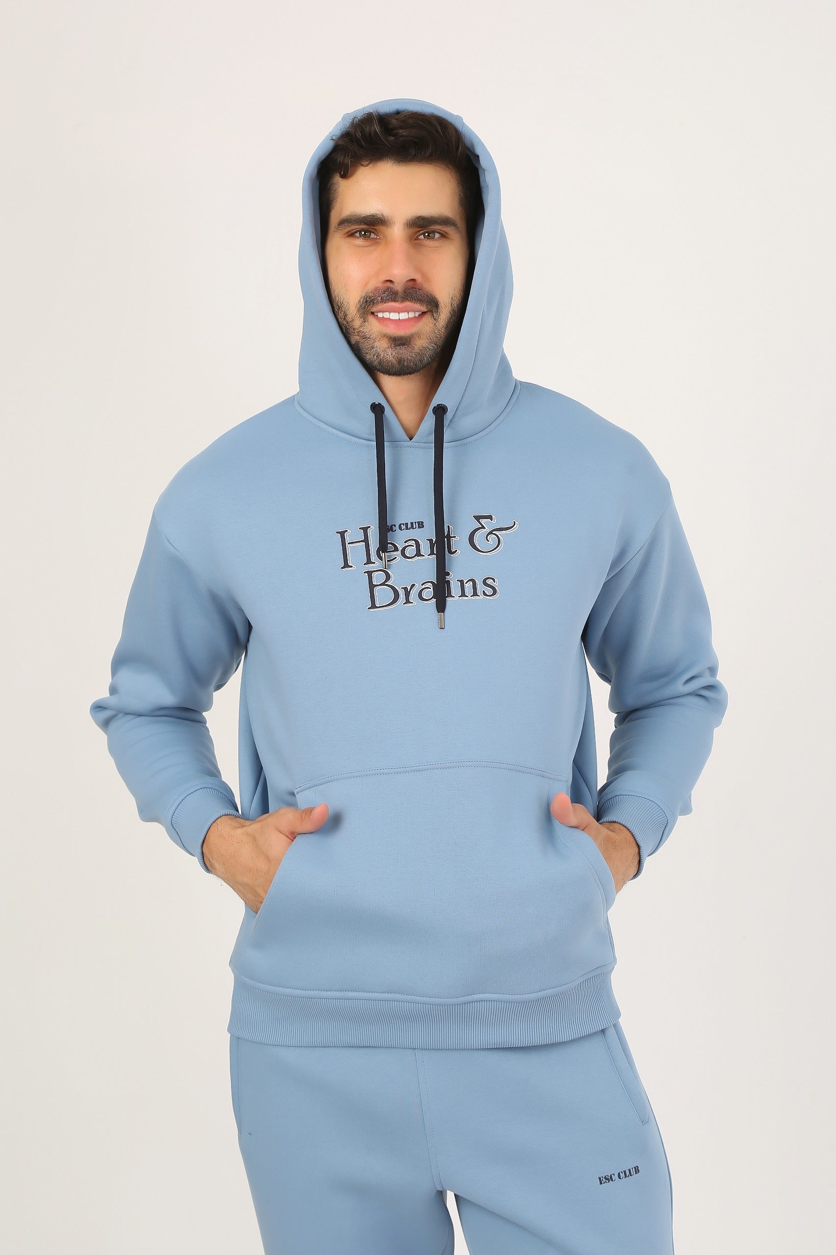 Baby blue Tracksuit Men hoodie 2XL Baby blue Tracksuit Men hoodie 2XL