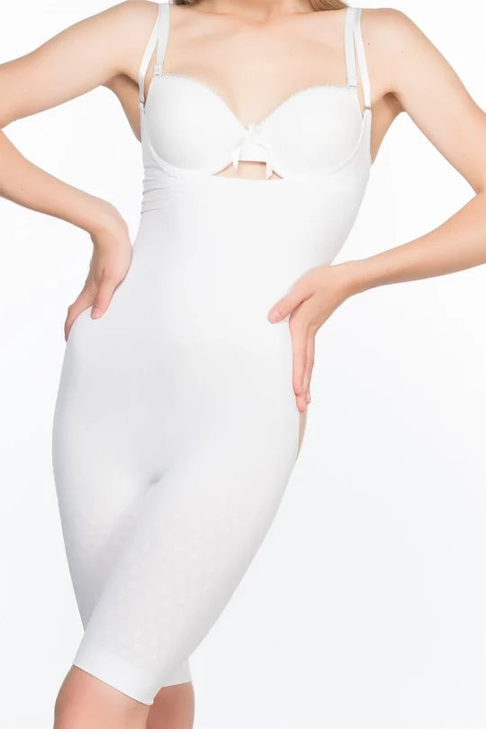 Shape wear MI Emay 2038 Butt and Chest Open Legs Full Length Corset