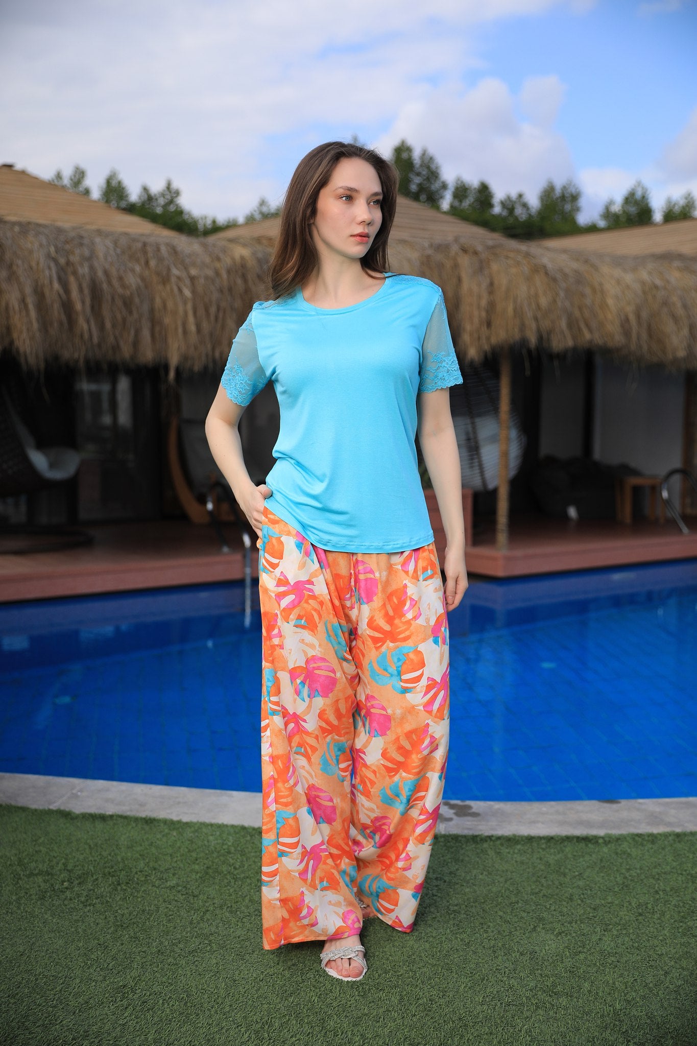 Pajama long pants 15746