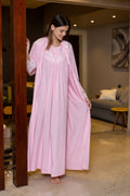 Maternity Set 2Pcs gown and robe pink big size available 17504