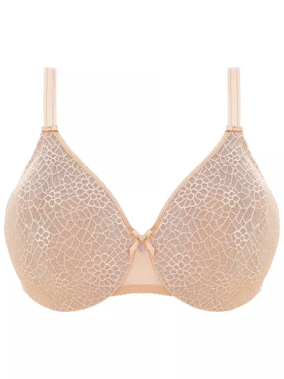 حمالة صدر شانتيل كاملة التغطية ميني مايزر  بدون بطانة مع حديدة- 1891