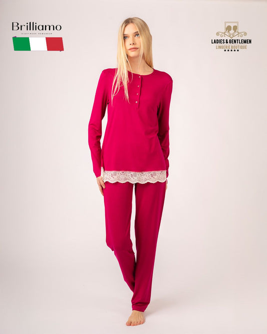 Luxury Italian Pajama Women Soft modal L802208