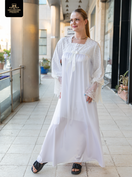 Maternity gown satin 3 color available by coco box cb120