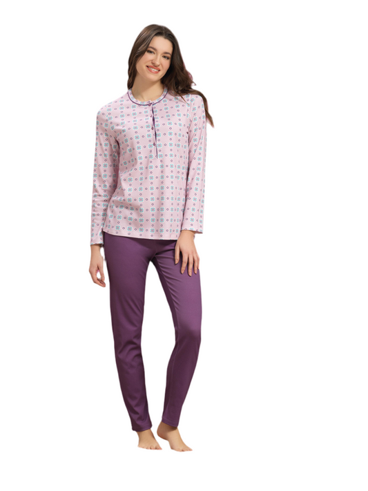 Winter Italian Pajama Women cotton available 2 colors L92101