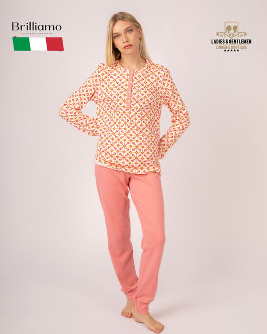 Italian Pajama women 100% cotton L92182