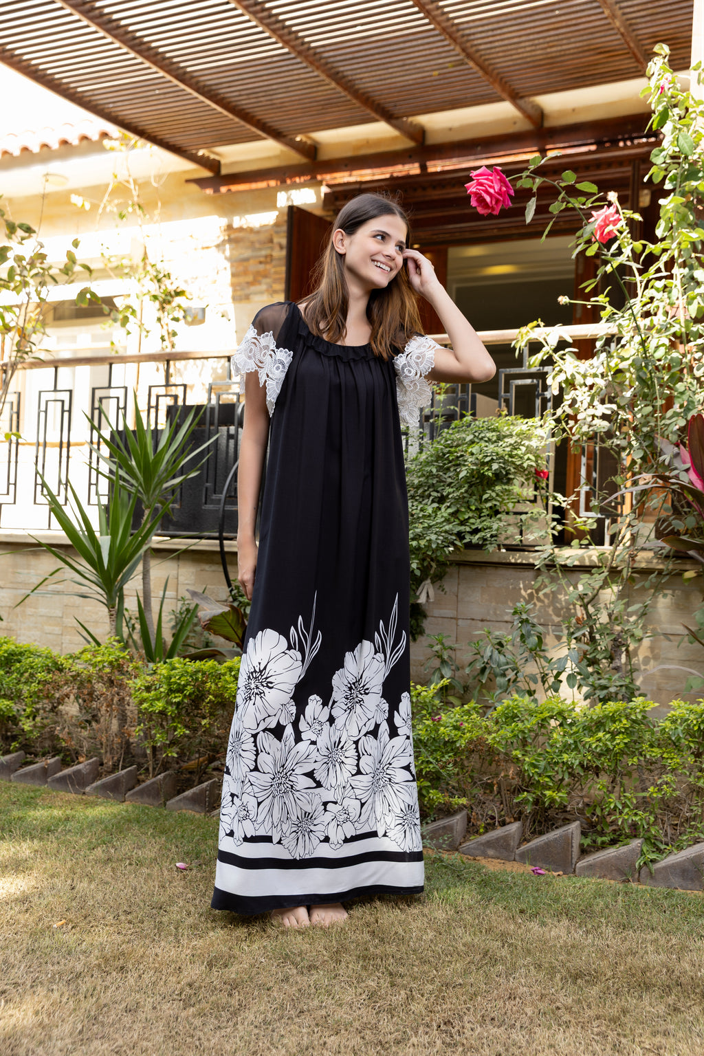 Women maxi dress modern big size available 179103