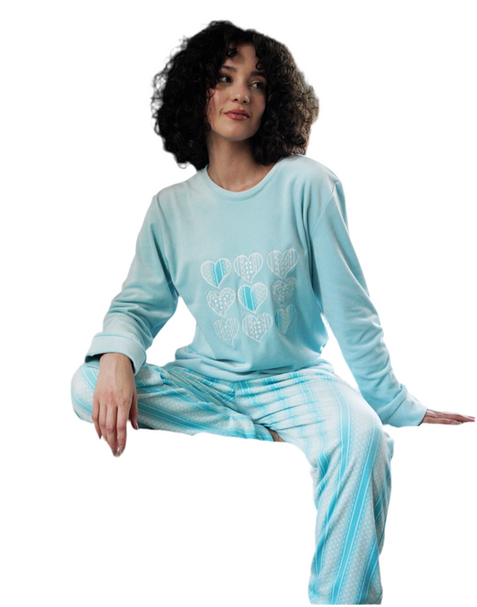 Pajama baby blue soft cotton Eg16729