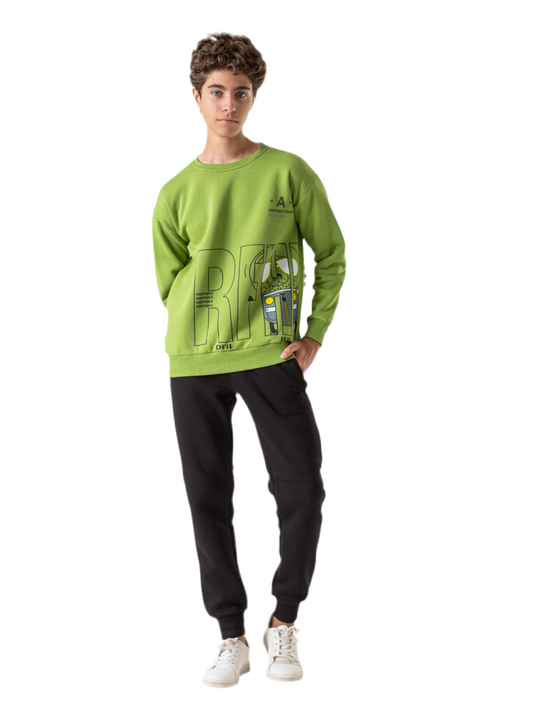 Winter pajama boy Lined cotton