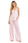 Women Pajama silk satin pink XL available 188