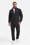 Winter Thick outdoor Tracksuit Men Black TK0169