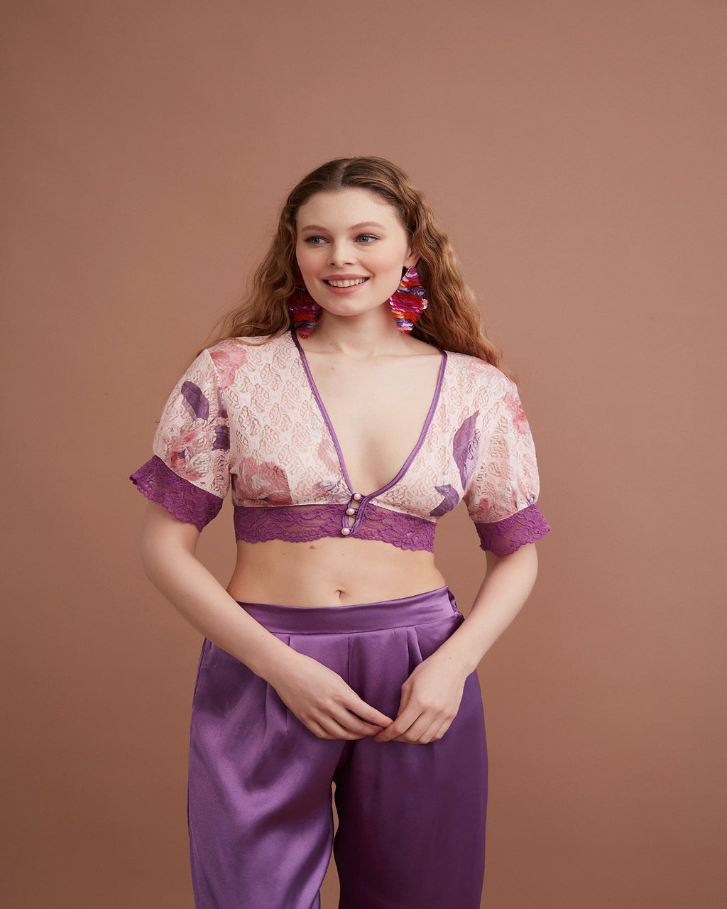 Luxury Bridal Pajama set 3 pcs 
TKM3033