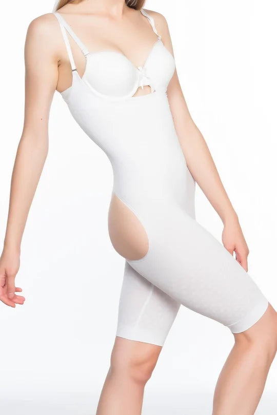 Shape wear MI Emay 2038 Butt and Chest Open Legs Full Length Corset