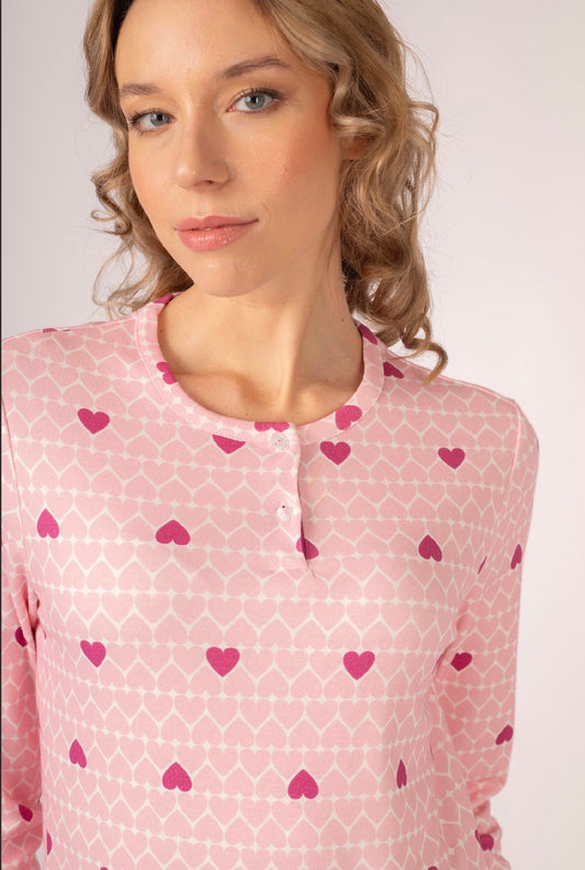 Italian Pajama women 100% cotton L92185