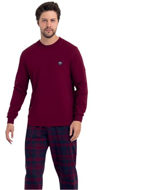 Men winter pajama cotton