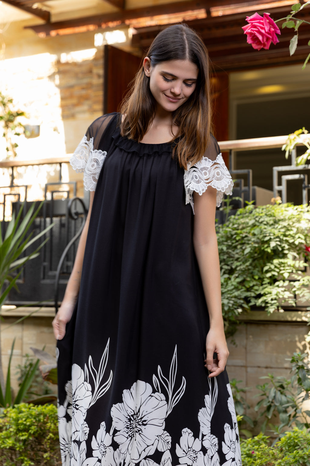 Women maxi dress modern big size available 179103