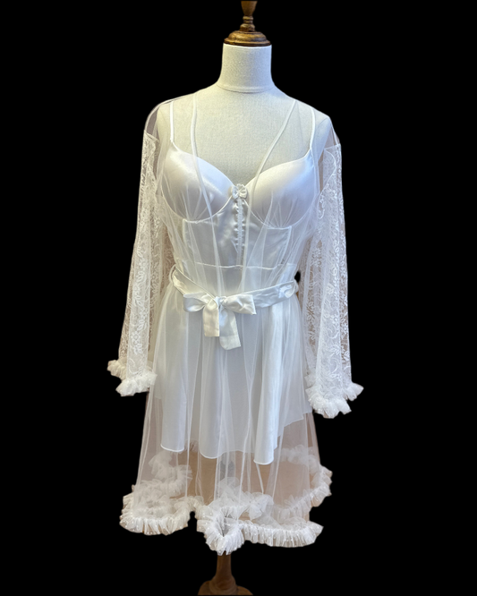 Short bridal set luxury with cup