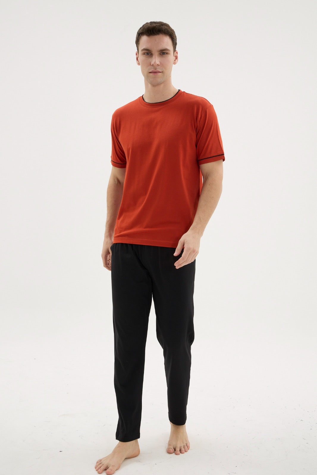 Pajama summer men round nick 26156