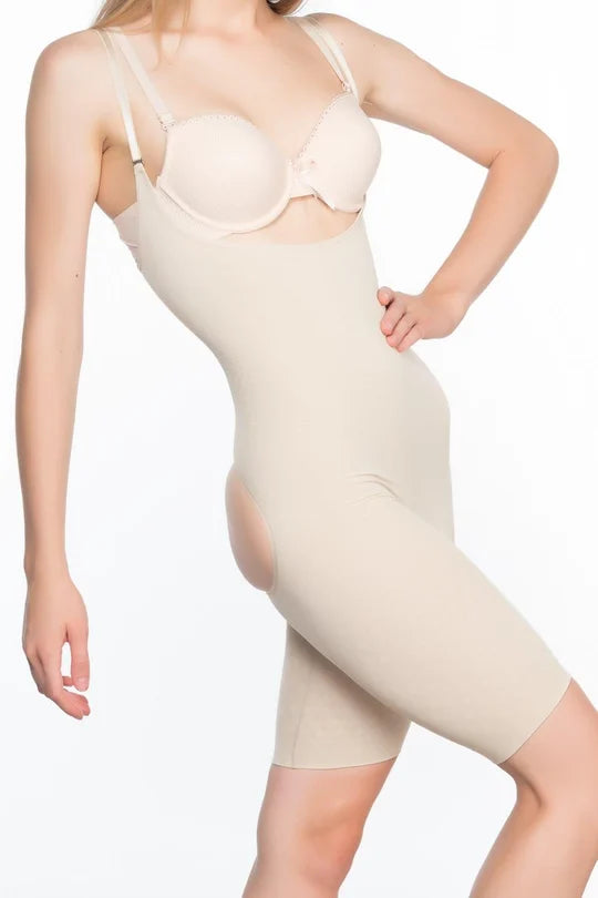 Shape wear MI Emay 2038 Butt and Chest Open Legs Full Length Corset