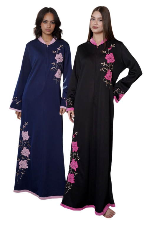 Velvet Embroidered Jalabiya  EG16906