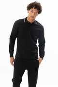 Pajama men autumn made in Turkey - Black 80% cotton 15% mono 5% lycra 26103
