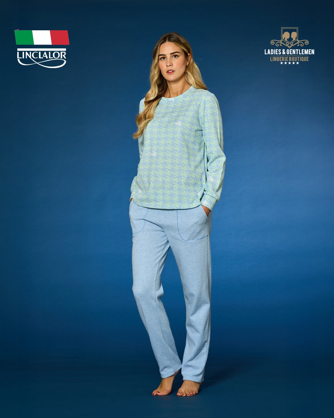 Winter Italian Pajama Lincalor Women Mohair L77089