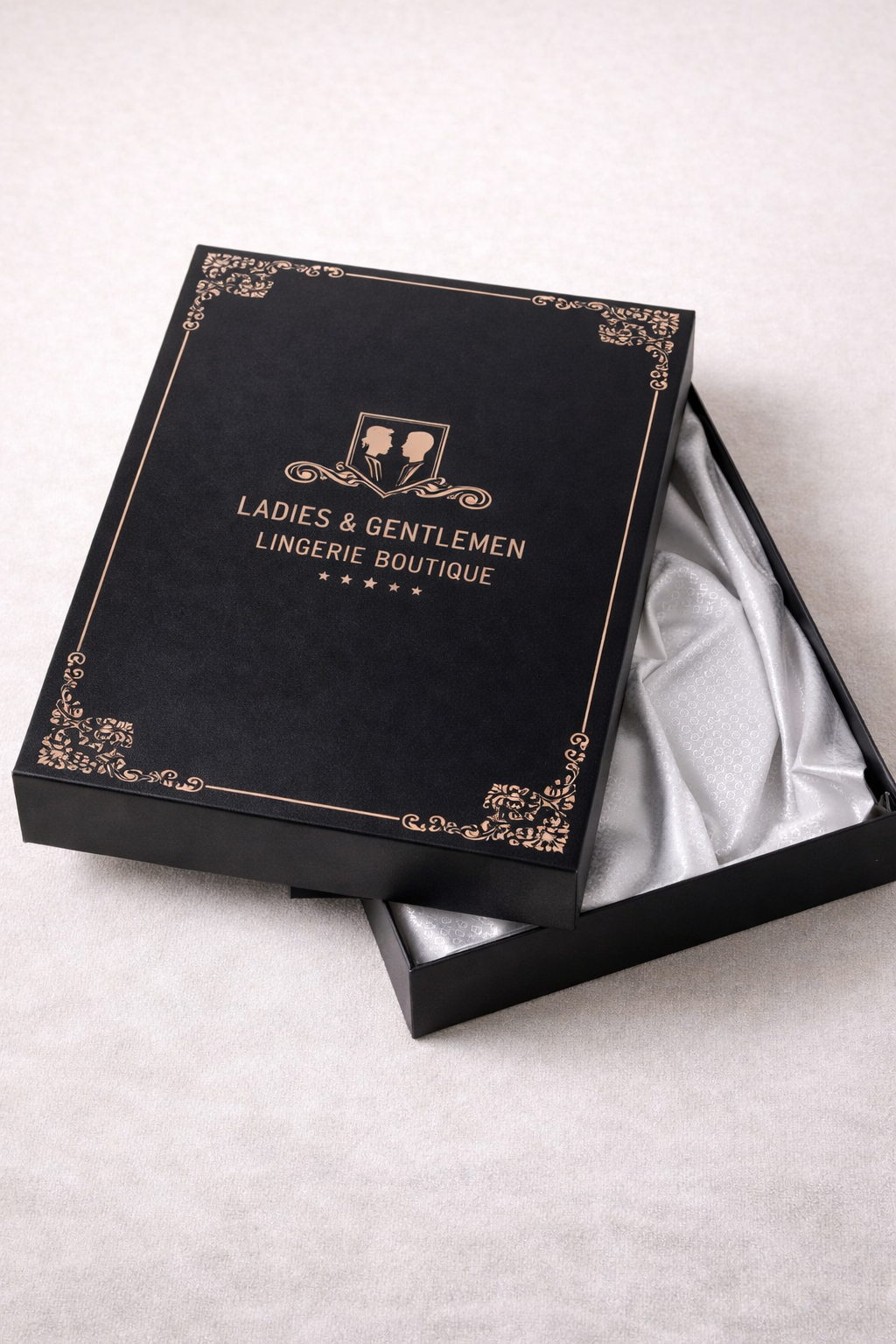 Groom set satin 5 pcs Soft grey