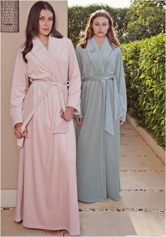 Winter Comfort Long Robe Women Eg16813